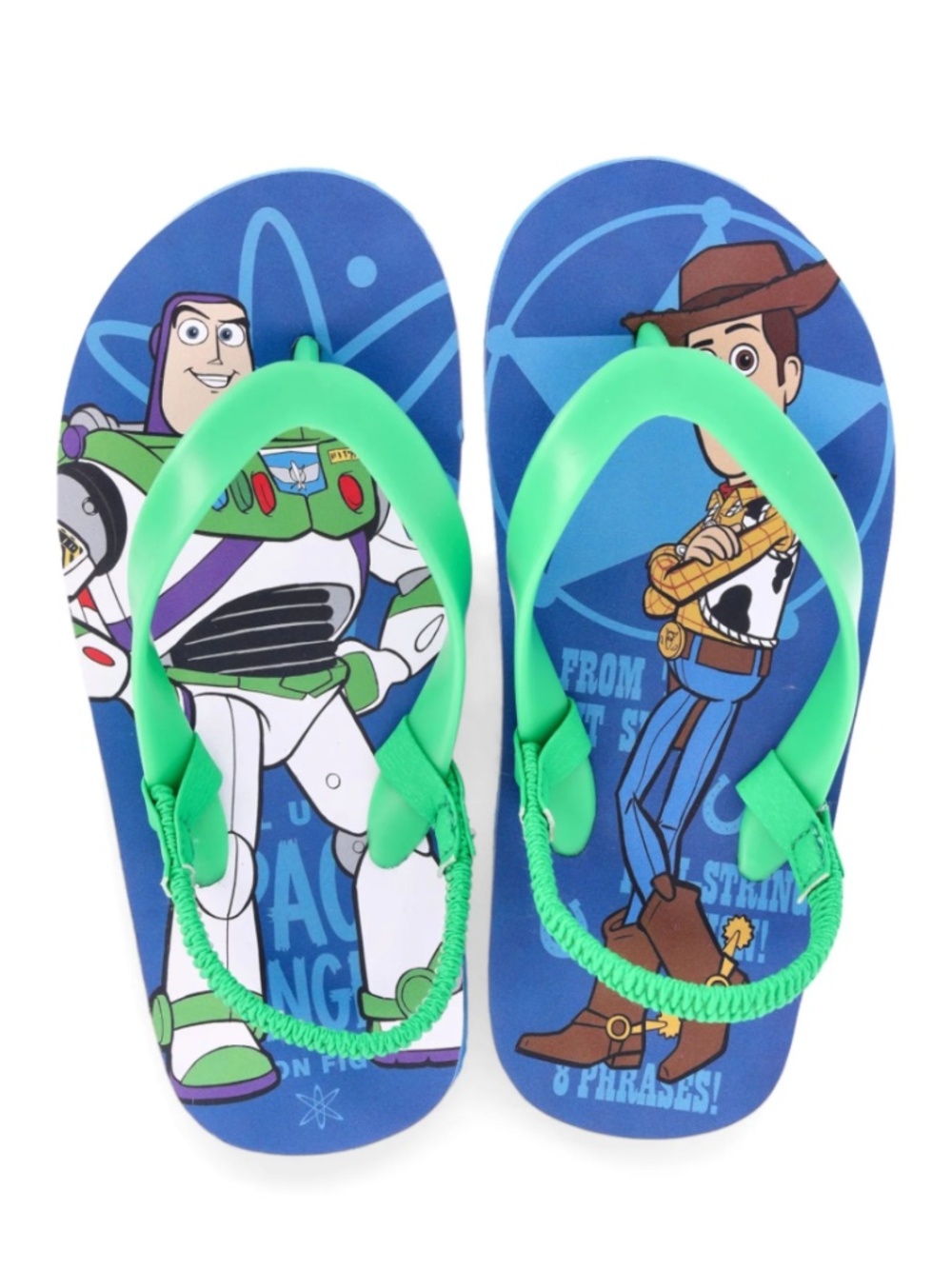 Toy Story (Buzz/Woody) Kids Flip Flops
